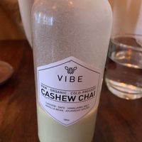 Cashew chai so amazing! at Vibe Cafe in Siem Reap