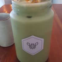 Matcha Latte at Vibe Cafe in Siem Reap