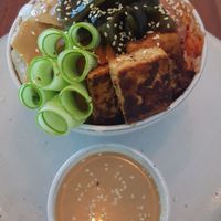 Japanese Macro Bowl! good, but could've been better.  at Vibe Cafe in Siem Reap