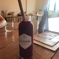 The warrior pressed juice  at Vibe Cafe in Siem Reap