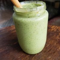 Longevity smoothie at Vibe Cafe in Siem Reap