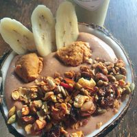 Chocolate Dream Bowl! at Vibe Cafe in Siem Reap