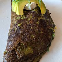 Eggless Green Omelette at Vibe Cafe in Siem Reap