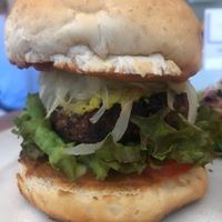 Nomad Burger ❤️🌱👌🏼 at Vibe Cafe in Siem Reap