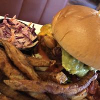 Mexican style vegan burger  at No 2 Church Lane in Sunderland