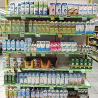 lots of non animal mills! at Pam Supermarket in Venice