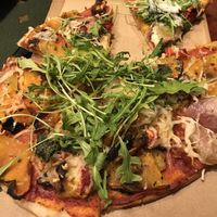 Pumpkin pesto pizza at The Green Lion Pub in Rozelle