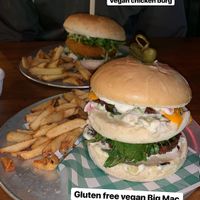 Burgers  at The Green Lion Pub in Rozelle