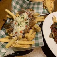 Poutine fries!! at The Green Lion Pub in Rozelle