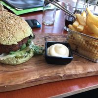 Dutch (sea)weed burger at Stoom in Middelburg