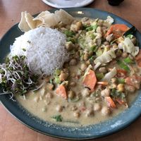 vegan curry at Stoom in Middelburg