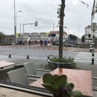 Uitzicht op de brug at Stoom in Middelburg