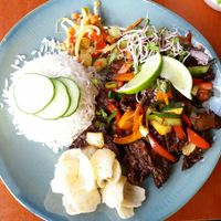 Vegan chicken lemon at Stoom in Middelburg