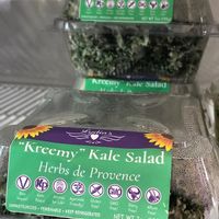 I LOVED the Kreamy Kale Salad!!  at Lydia's Health Foods in Petaluma