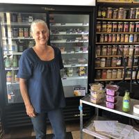 What a wonderful human being 🙏💖 at Lydia's Health Foods in Petaluma