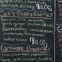 I had Cain ‘s Buddha Bowl with tofu at Tossed on Market in Corning