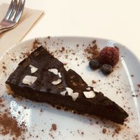 Chocolate torte at Urban Orchard in Madrid