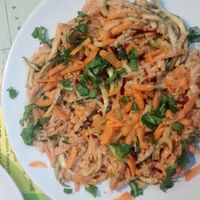 Pad Thai at Urban Orchard in Madrid