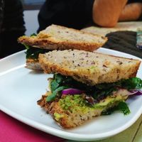 sandwich at Urban Orchard in Madrid
