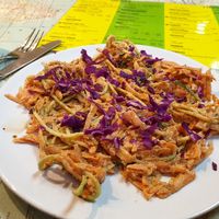 Vegan pad thai at Urban Orchard in Madrid