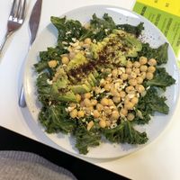 Kale salad  at Urban Orchard in Madrid