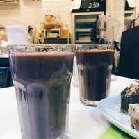 Súper mega batidos!!!! at Urban Orchard in Madrid