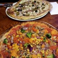 delicious vegan pizza!! at Pizza Punks in Glasgow