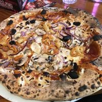 Custom pizza at Pizza Punks in Glasgow