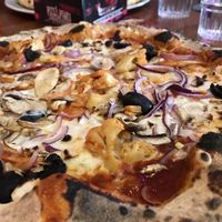 Custom pizza at Pizza Punks in Glasgow