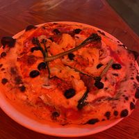 Chorizo & cauliflower toppings were the best! at Pizza Punks in Glasgow