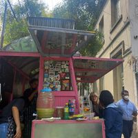 :) at Maria Bonita Veganos - Food Cart in Mexico City