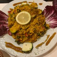 Vegan Paella at Artemisa Sol - Huertas in Madrid