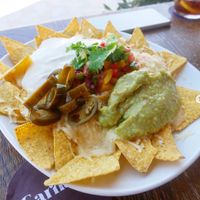 Cheesy nachos at Carnaval in Javea