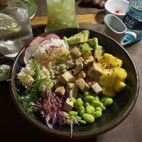 Poke bowl with warm tofu. 😋  at Carnaval in Javea