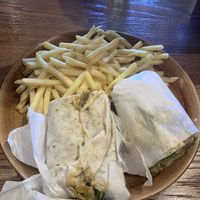 Vegan Mexican burrito   at Carnaval in Javea