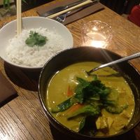 Curry Thai con verduras y tofu at Carnaval in Javea