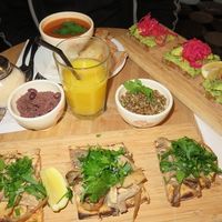 our lunch at LPQ Bruges at Le Pain Quotidien - Simon Stevinplein in Bruges