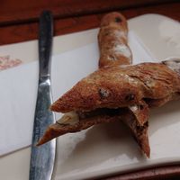 Hazelnut flute at Le Pain Quotidien - Simon Stevinplein in Bruges