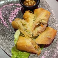 Spring rolls  at Tampopo in West London
