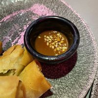 Spring roll sauce  at Tampopo in West London