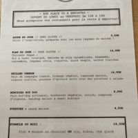 Menu  at Munchies in Bordeaux