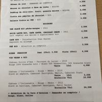 Menu  at Munchies in Bordeaux