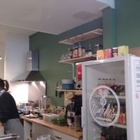 the lovely owner at Munchies in Bordeaux