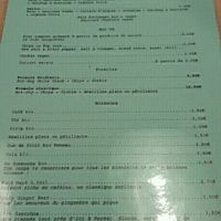 menu at Munchies in Bordeaux
