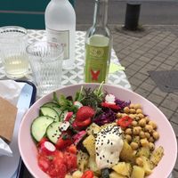Veg plate August 2017 - so tasty !  at Munchies in Bordeaux