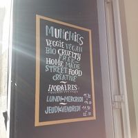 Menu at Munchies in Bordeaux