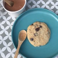 Incredible chocolate mousse and homemade cookie at Munchies in Bordeaux