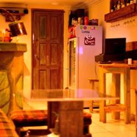 part of the interior, small but confy at Oasis Nelva Cafe Creperie in Havana