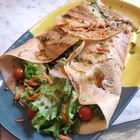 Vegetarian Crepe at Oasis Nelva Cafe Creperie in Havana