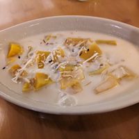 Pumpkin in Sweet Coconut Milk (Fak Tong Buad Shee)  at May Kaidee in New York City